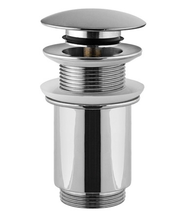 Remer Донный клапан click-clack без перелива, цвет: cromo 904CC114