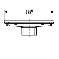 Geberit Ciean Line Душевой канал под плитку 154.455.00.1