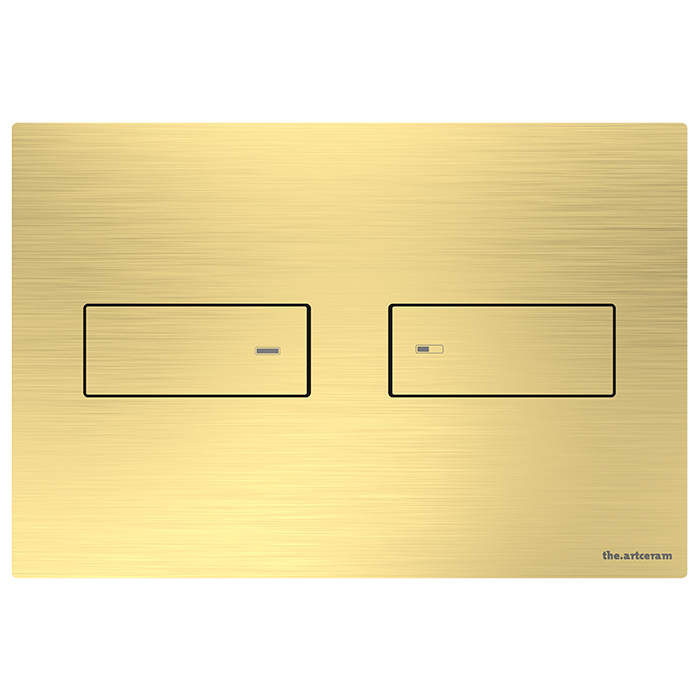 ArtCeram Inox Кнопка смыва для унитаза, пластик, цвет: gold 710.000.BG