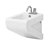 Artceram La Fontana 2.0 Подвесное биде 36x54x45h см, цвет: белый LFB001 01 00