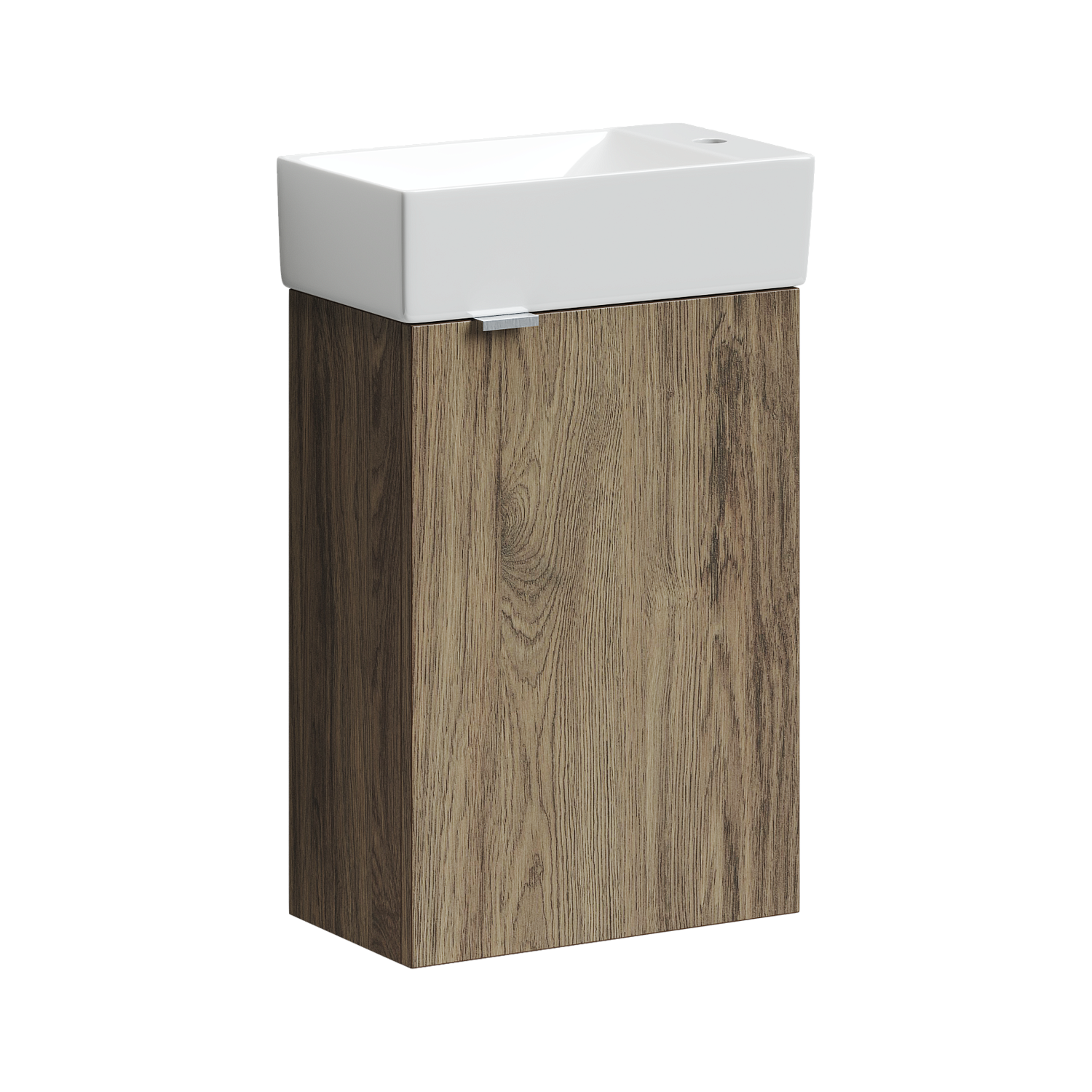 Sancos Mini Тумба для раковины подвесная 35,5x20,5x50h см, цвет: дуб чарльстон MN35ECHR