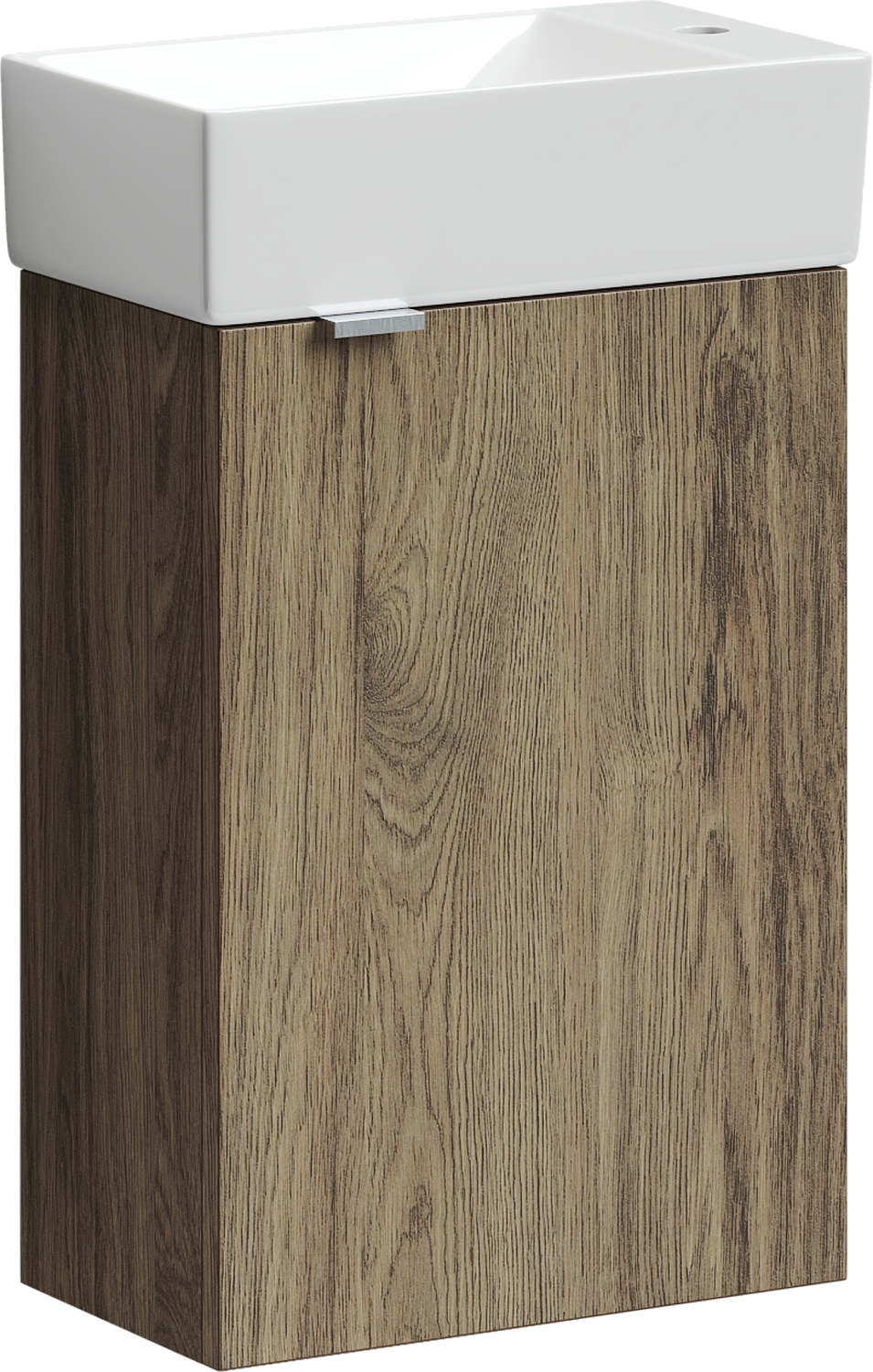 Sancos Mini Тумба для раковины подвесная 35,5x20,5x50h см, цвет: дуб чарльстон MN35ECHR