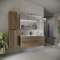 Sancos Libra Тумба для раковины подвесная 119x45x50h см, цвет: дуб чарльстон LB120-1ECH