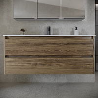 Sancos Libra Тумба для раковины подвесная 119x45x50h см, цвет: дуб чарльстон LB120-1ECH