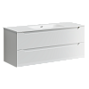 Sancos Norma 2.0 Тумба для раковины подвесная 119x45x50h см, цвет: белый NR2.0120-1W