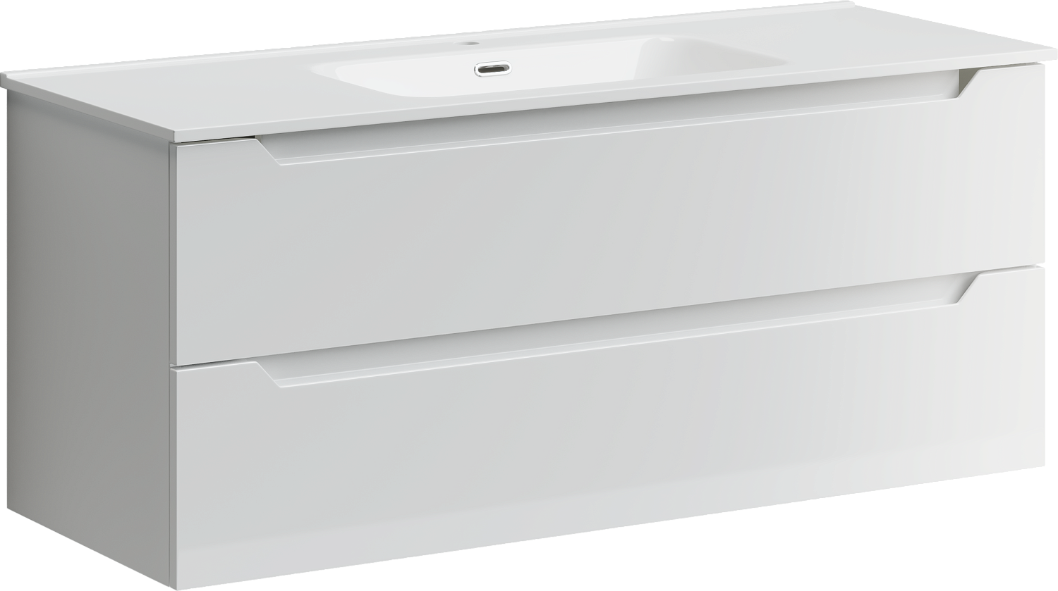 Sancos Norma 2.0 Тумба для раковины подвесная 119x45x50h см, цвет: белый NR2.0120-1W