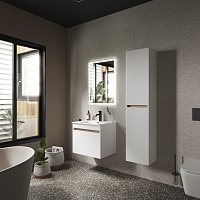 Sancos Smart Тумба для раковины подвесная 59x45x50h см, цвет: белый SM60W