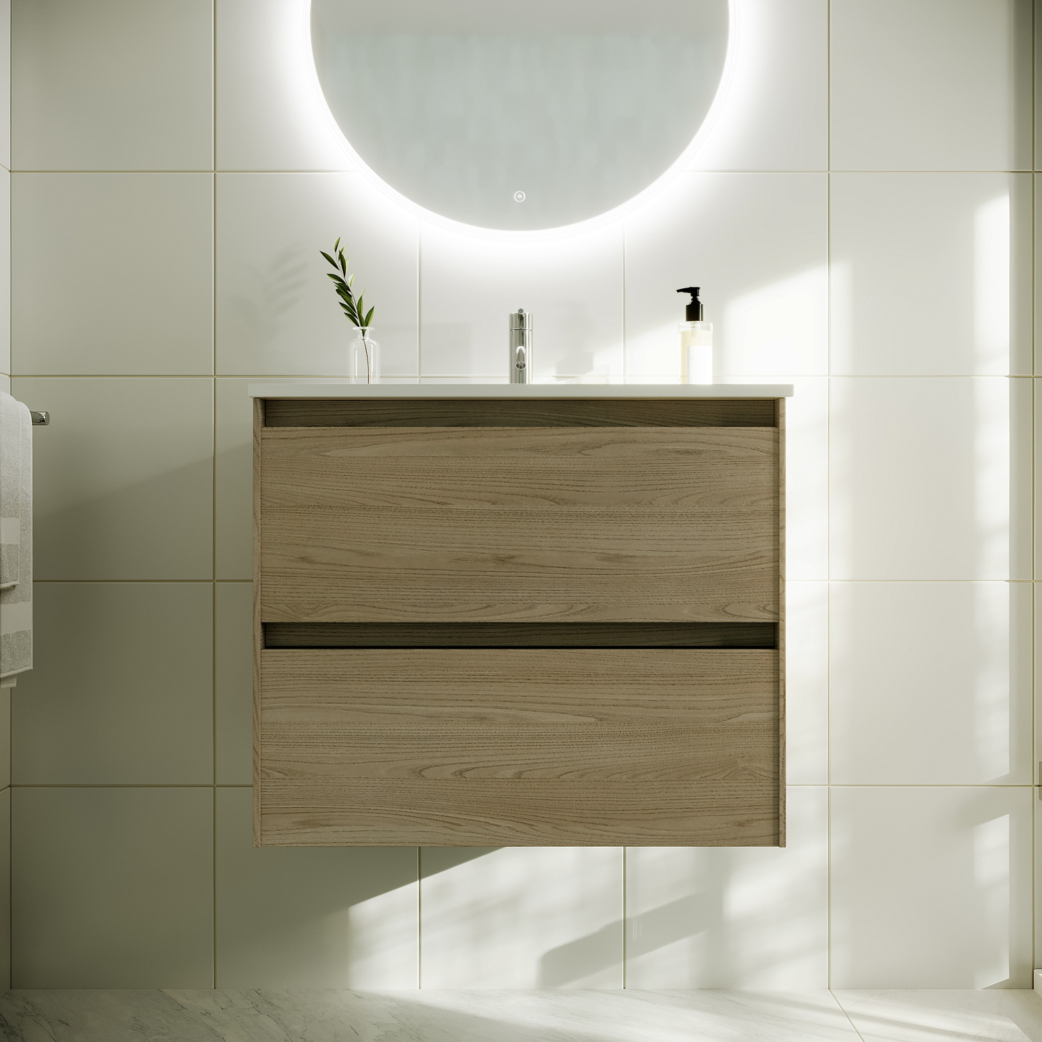 Sancos Cento Тумба для раковины подвесная 59x45x50h см, цвет: карпатская ель CN60KE