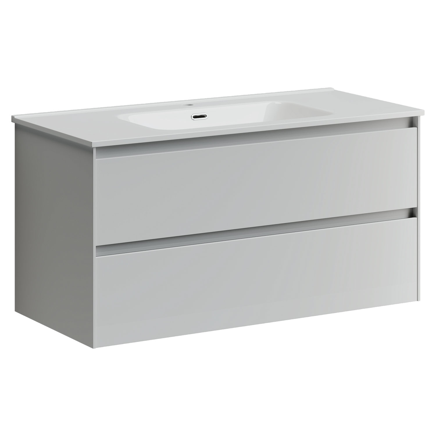 Sancos Cento Тумба для раковины подвесная 99x45x50h см, цвет: белый глянец CN100W