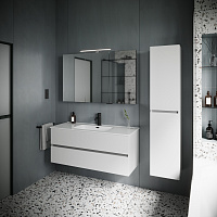 Sancos Urban Тумба для раковины подвесная 119x45x55h см, цвет: белый UR120-1W