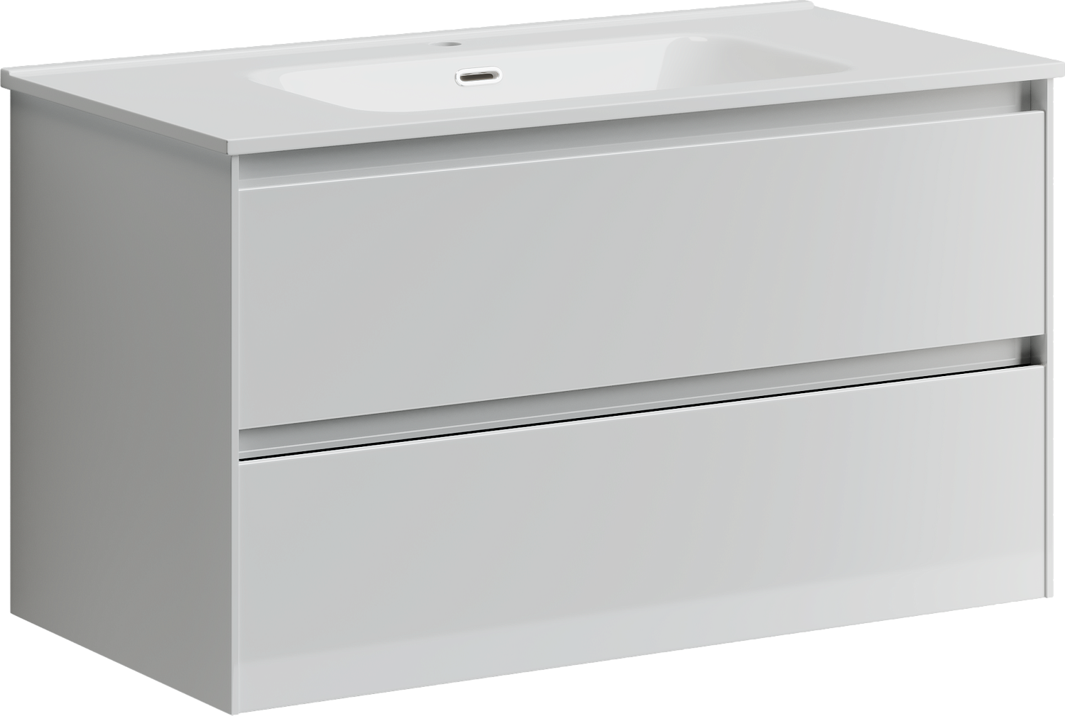 Sancos Cento Тумба для раковины подвесная 89x45x50h см, цвет: белый глянец CN90W