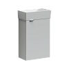Sancos Mini Тумба для раковины подвесная 35,5x20,5x50h см, цвет: белый глянец MN35WR
