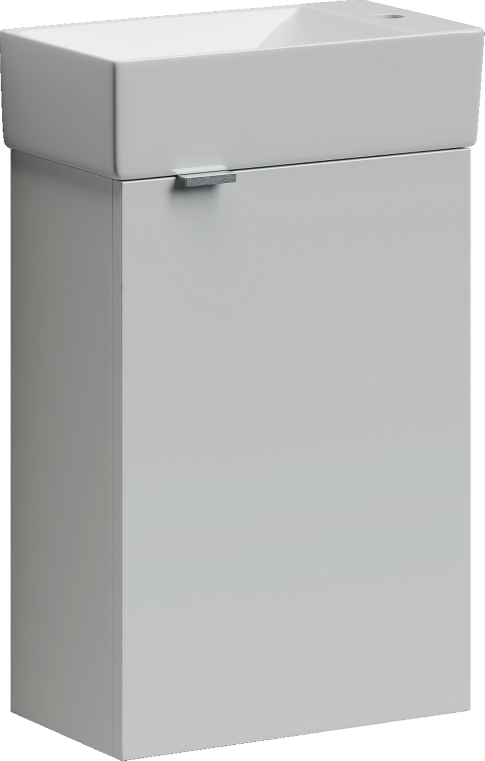 Sancos Mini Тумба для раковины подвесная 35,5x20,5x50h см, цвет: белый глянец MN35WR