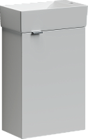 Sancos Mini Тумба для раковины подвесная 35,5x20,5x50h см, цвет: белый глянец MN35WR