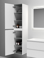 Sancos Snob T Шкаф-пенал подвесной 35x35x165h см, цвет: bianco PSNT35W