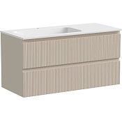 Sancos Snob T Тумба для раковины, подвесная 99,5x44,5x50h см, цвет: beige soft SNT100LCE