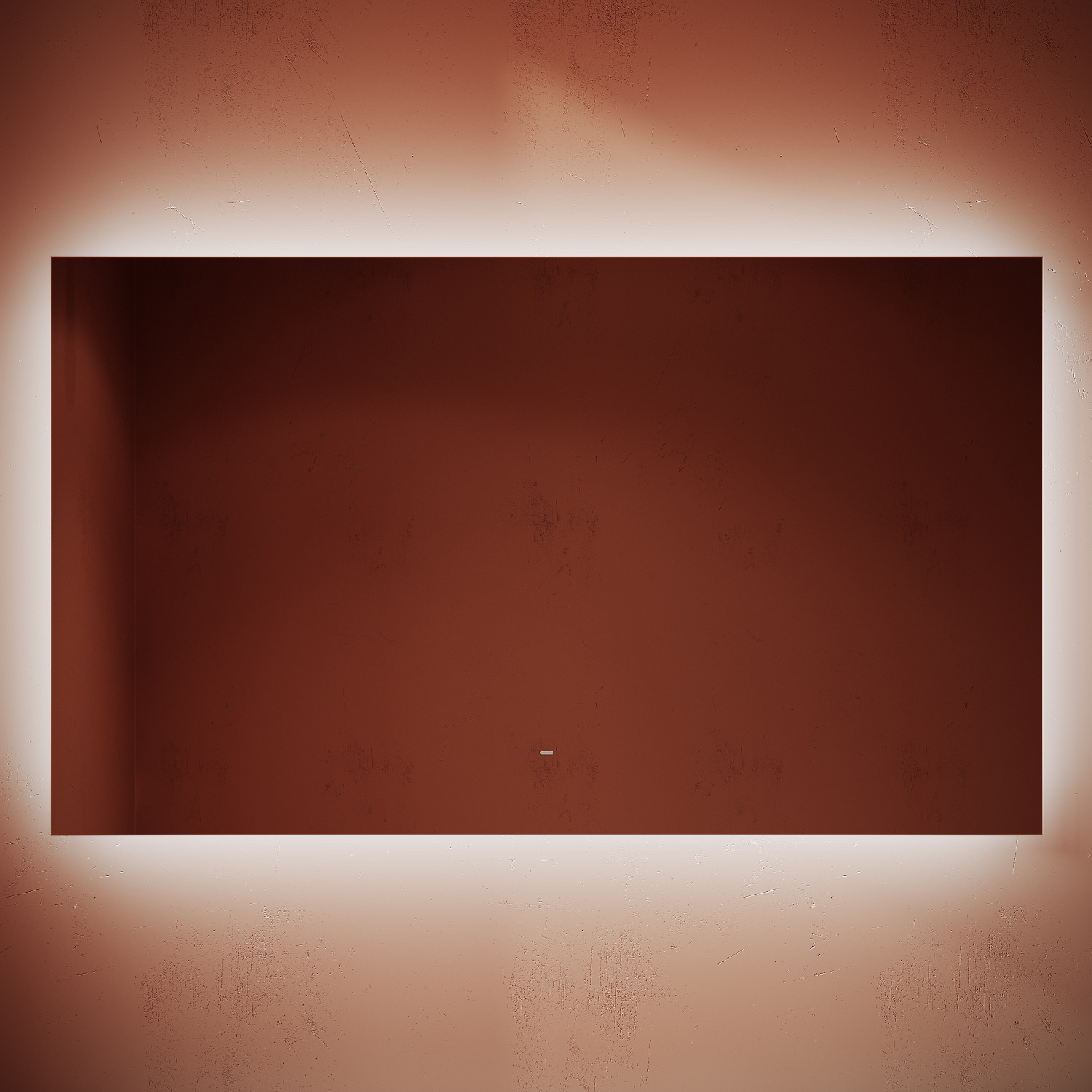 Sancos Square Зеркало прямоугольное с подсветкой 120x70h см SQ1200