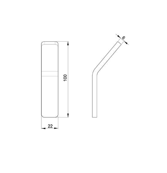 Almar Accessories Крючок для ванной, одинарный, цвет: chrome E310001.CR