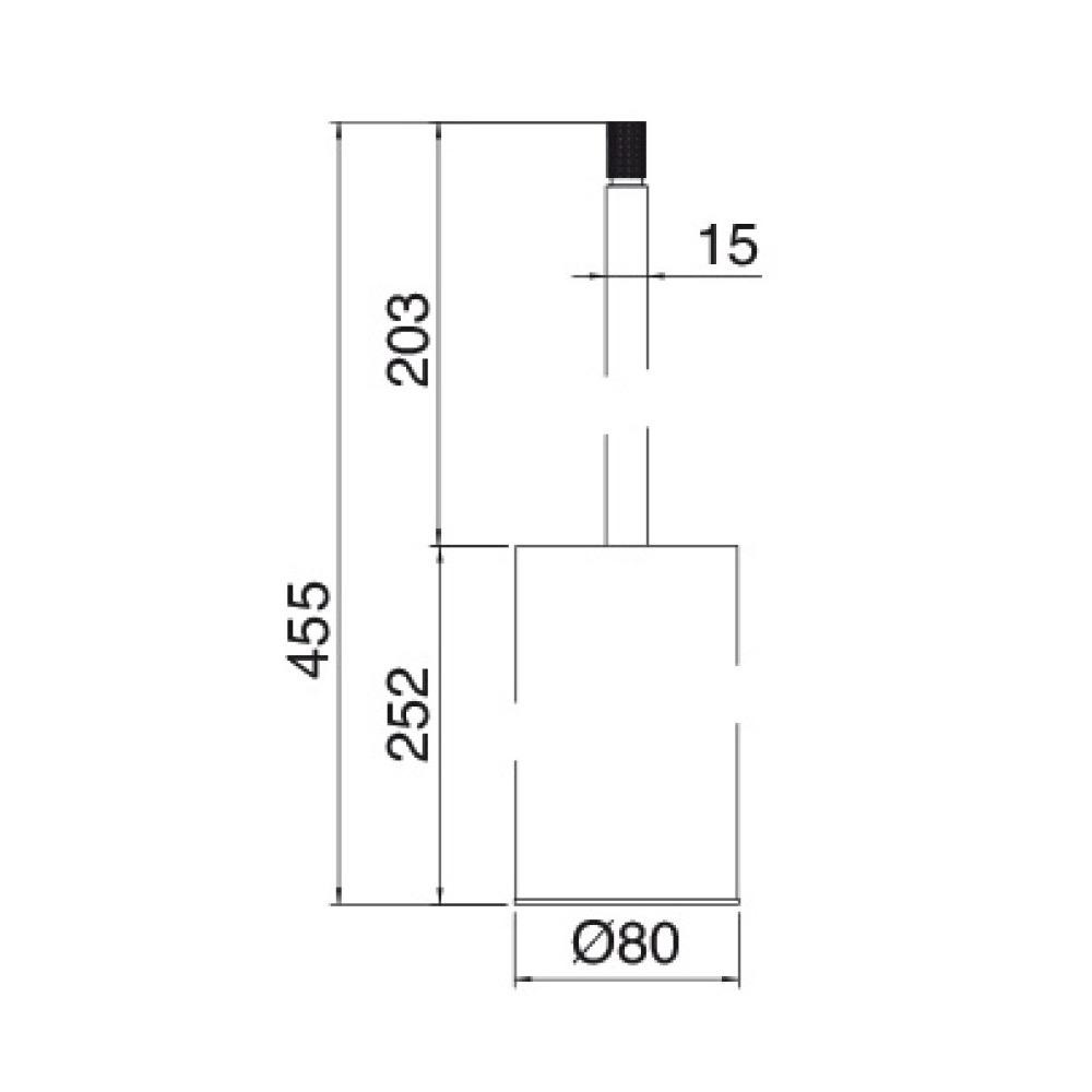 Treemme 22MM Ершик, нержавеющая сталь, цвет: нержавеющая сталь 8307IS