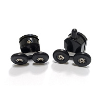 Abber Schwarzer Diamant Душевой уголок, раздвижная дверца, стекло 6мм 120x90x195h см, цвет: черный AG02129BH