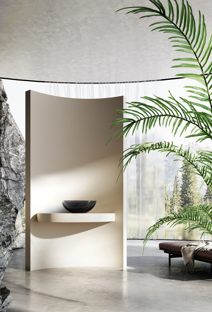 Abber Kristall Раковина накладная прозрачная квадратная 43x43x15h см, цвет: черный AT2806Onyx