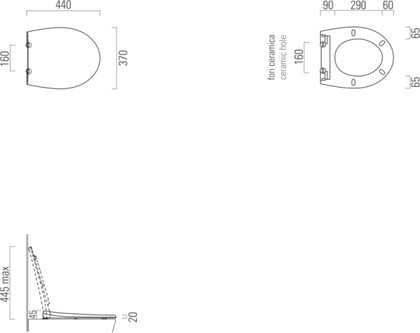 GSI Modo Крышка-сиденье для унитаза с микролифтом, крепление хром, цвет: белый глянцевый MS98C11