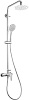 Allen Brau Eclipse Душевая стойка: смеситель, ручной душ, верхний душ, шланг 150 см, цвет: хром 5.E1006-00