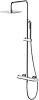 Allen Brau Liberty Душевая стойка: смеситель, ручной душ, верхний душ, шланг 150 см, цвет: хром 5.33007-00