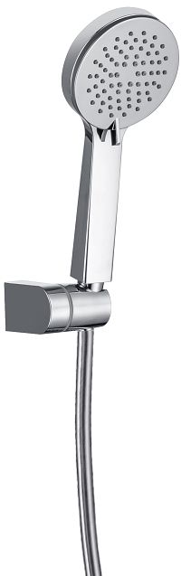 Allen Brau Eclipse Душевой гарнитур: ручной душ, держатель, шланг 150 см, цвет: хром 5.E1005-00