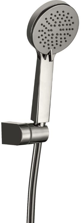 Allen Brau Eclipse Душевой гарнитур: ручной душ, держатель, шланг 150 см, цвет: никель брашированный 5.E1005-BN