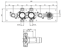 Treemme Встраиваемая часть смесителя для ванны RWIT6005IS50