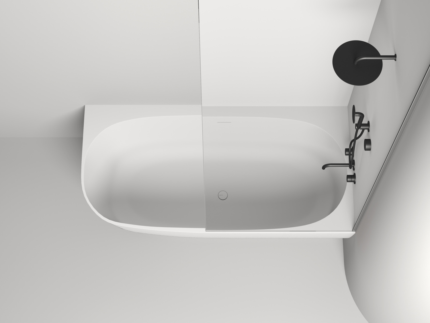 Salini Sofia Ванна из S-Sense угловая 170x85 см, цвет: белый глянцевый 102514G