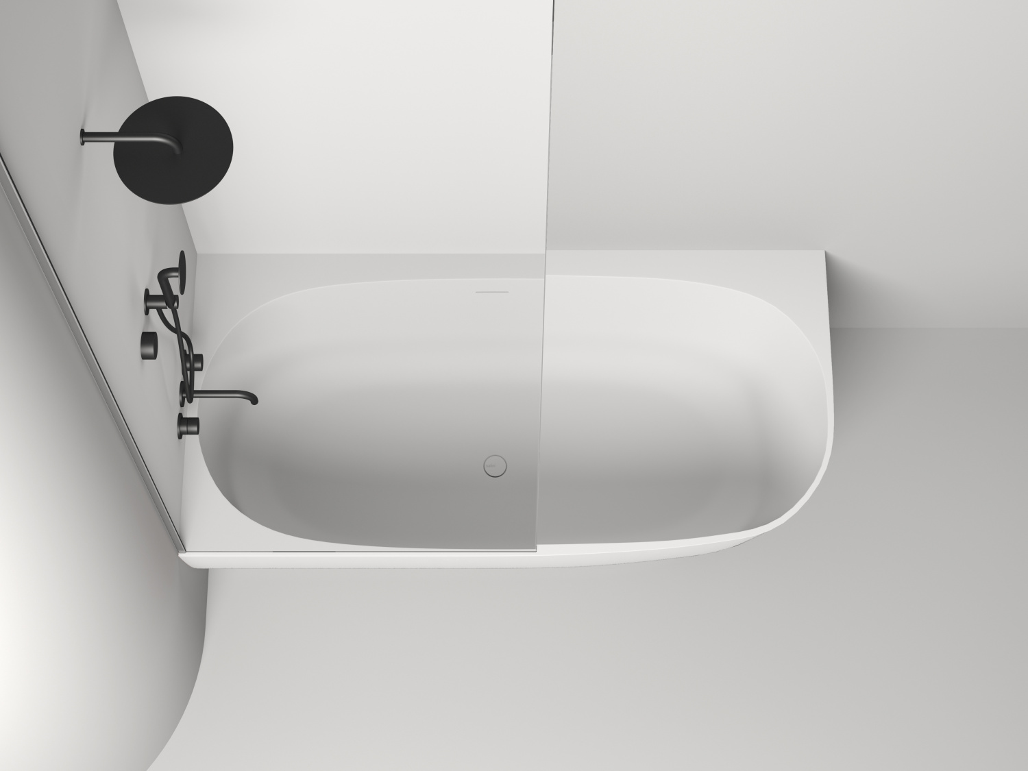 Salini Sofia Ванна из S-Sense угловая 170x85 см, цвет: белый глянцевый 102515G