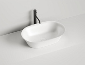 Salini Mona Раковина накладная овальная 60x39x16,5h см, матовый цвет: RAL 110821MF