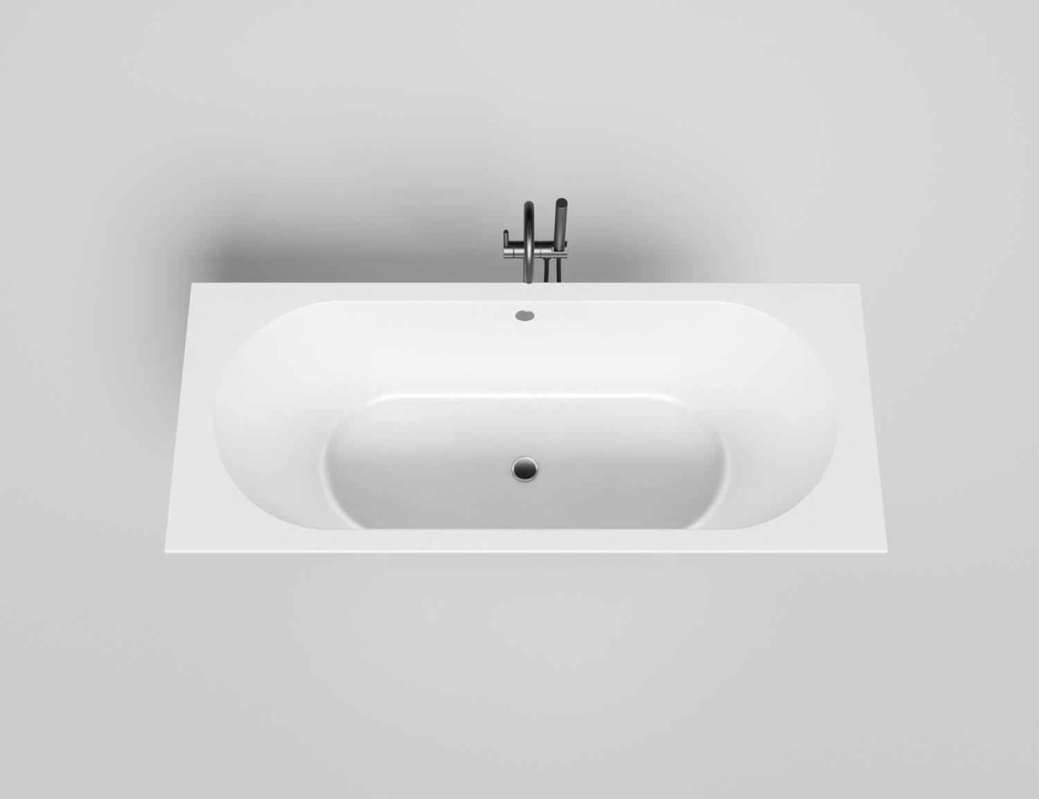 Salini Ornella Axis Ванна S-Sense встраиваемая 170x70 см, цвет: RAL полностью матовый 104613MRF