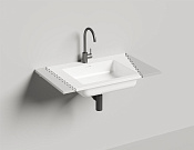 Salini Onda 80 Раковина столешница прямоугольная, 80x50x16h см, матовый цвет: RAL 1402201MF