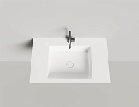 Salini Onda 80 Раковина столешница прямоугольная, 80x50x16h см, матовый цвет: RAL 1402201MF