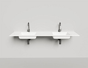 Salini Onda 180 Раковина столешница прямоугольная, 180x50x16h см, матовый цвет: RAL 1402202MF