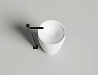 Salini Alda 03 Раковина напольная круглая 47x47x90h см, цвет: белый матовый 130321M