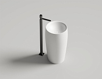 Salini Alda 03 Раковина напольная круглая, д/к, сифон 47x47x90h см, матовый цвет: RAL 130321MF