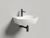 Salini Alda Wall 01 Раковина подвесная округлая 58x45x15h см, цвет: белый матовый 140321M