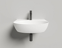 Salini Alda Wall 02 Раковина подвесная округлая 58x45x15h см, цвет: белый глянцевый 140312G