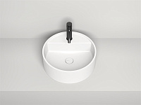 Salini Armonia Top 02 Раковина накладная круглая 45x45x16h см, цвет: белый матовый 130126M