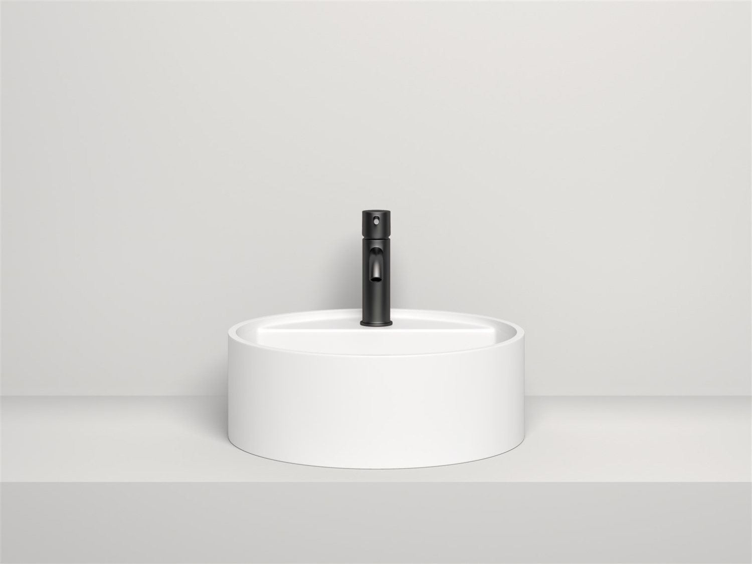 Salini Armonia Top 02 Раковина накладная круглая 45x45x16h см, глянцевый цвет: RAL 130116GF