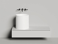 Salini Armonia 04 Раковина накладная круглая 46x46x45h см, матовый цвет: RAL 130118MF