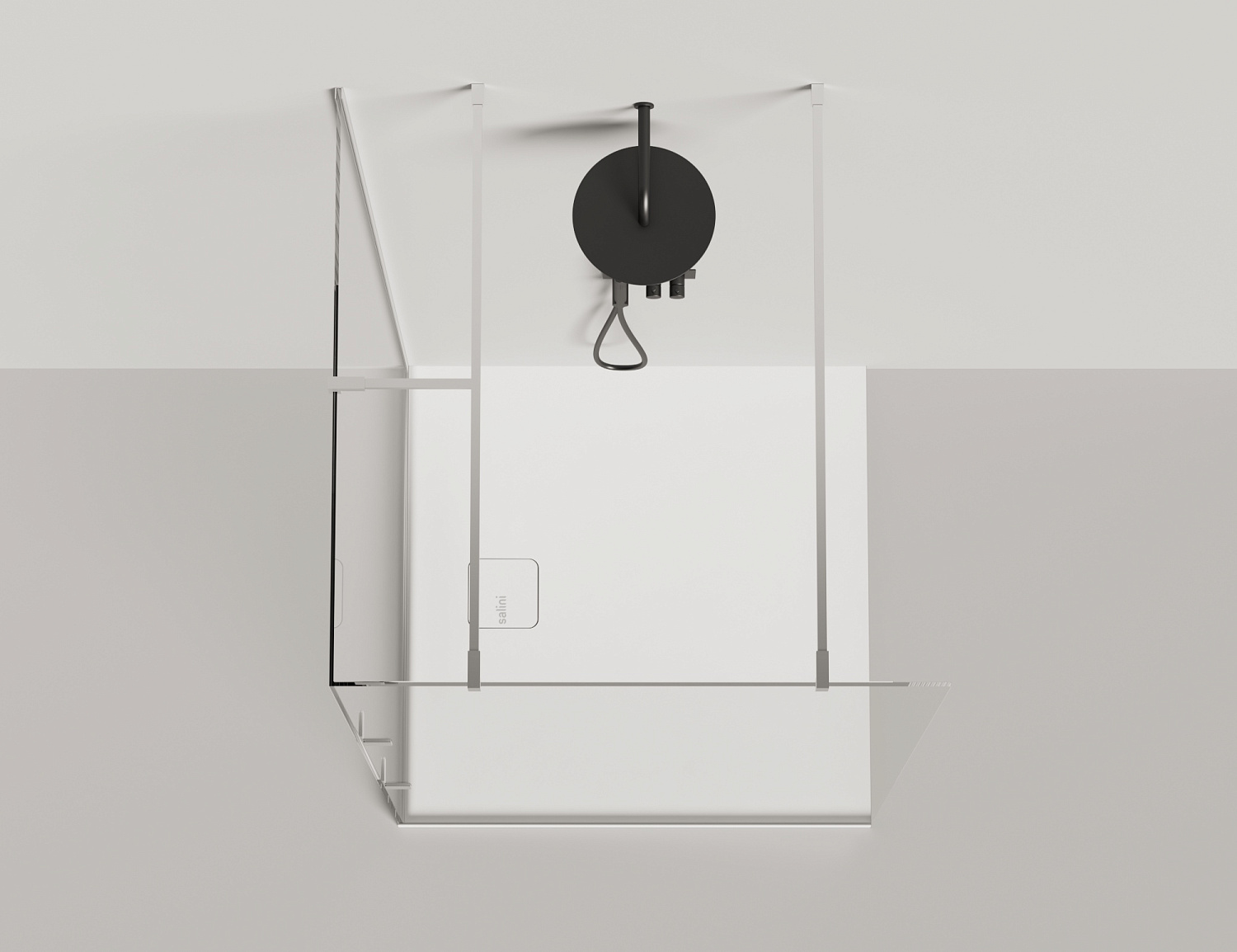 Salini Oasi Душевой поддон 100x100x3h см, цвет: белый матовый 120324M