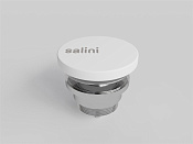 Salini D 604 Донный клапан для раковины из S-Sense, фиксированный универсальный цвет: белый глянцевы 166202G