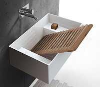 Galassia Meg11 Pro Раковина подвесная без отверстий 60x38х25h см, цвет: белый матовый 5484MT