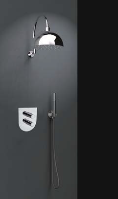 Ramonsoler Tzar Встраиваемый термостатический смеситель на 2 потребителя, цвет: никель брашированный 348712SNC