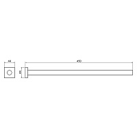 Timo Selene Полотенцедержатель подвесной, латунь цвет: золото матовое 17055/17